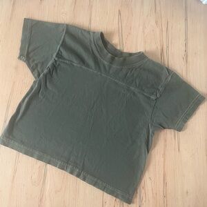 Urban Renewal Olive Crop Top